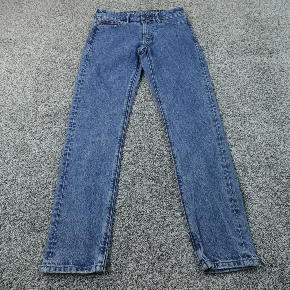 NEW American Eagle Jeans Mens 26X28 Blue Denim Pants Slim Stretch Flex Preppy
